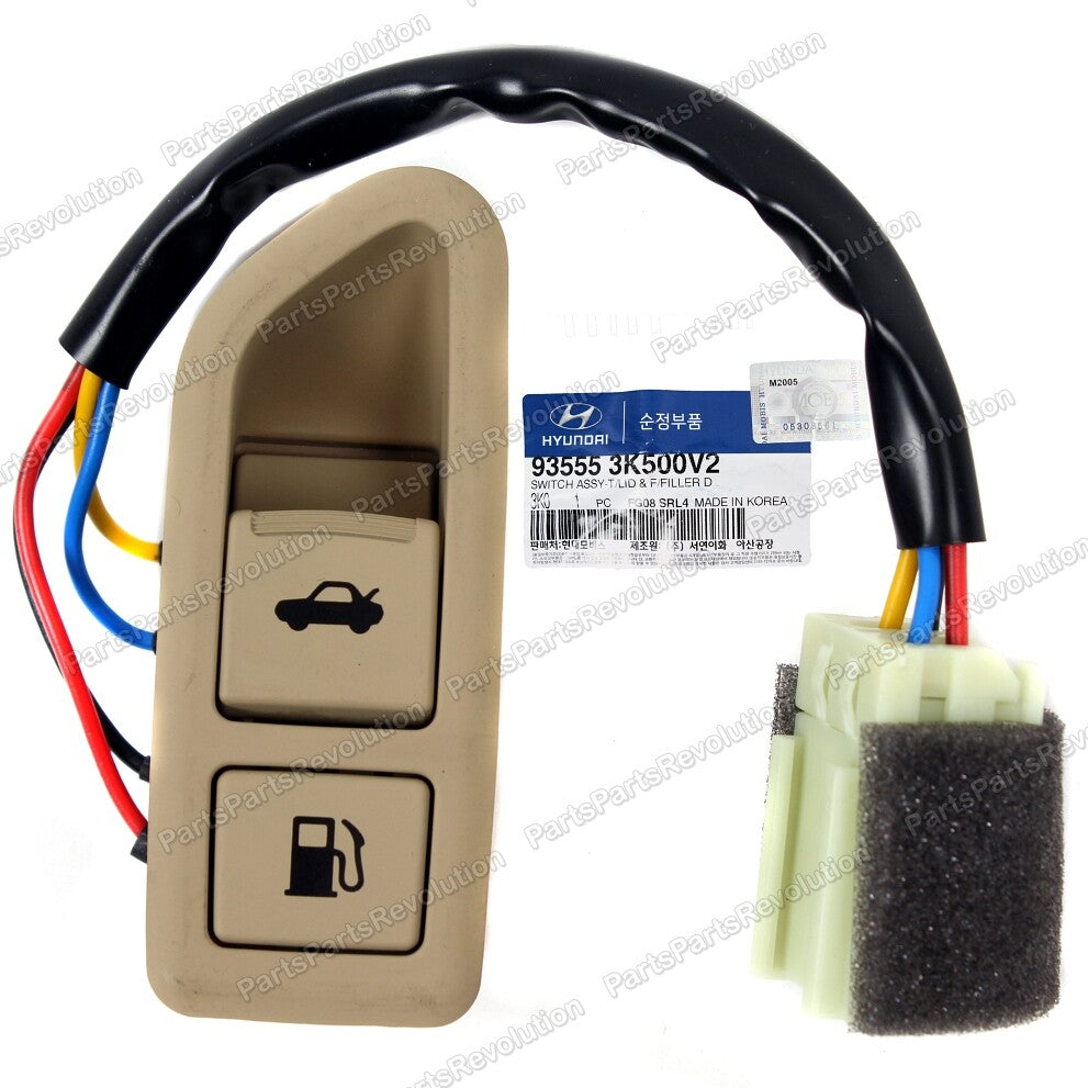 Fuel Door Opener Release Switch Beige 935553K500V2 for Hyundai 2009-2010 Sonata