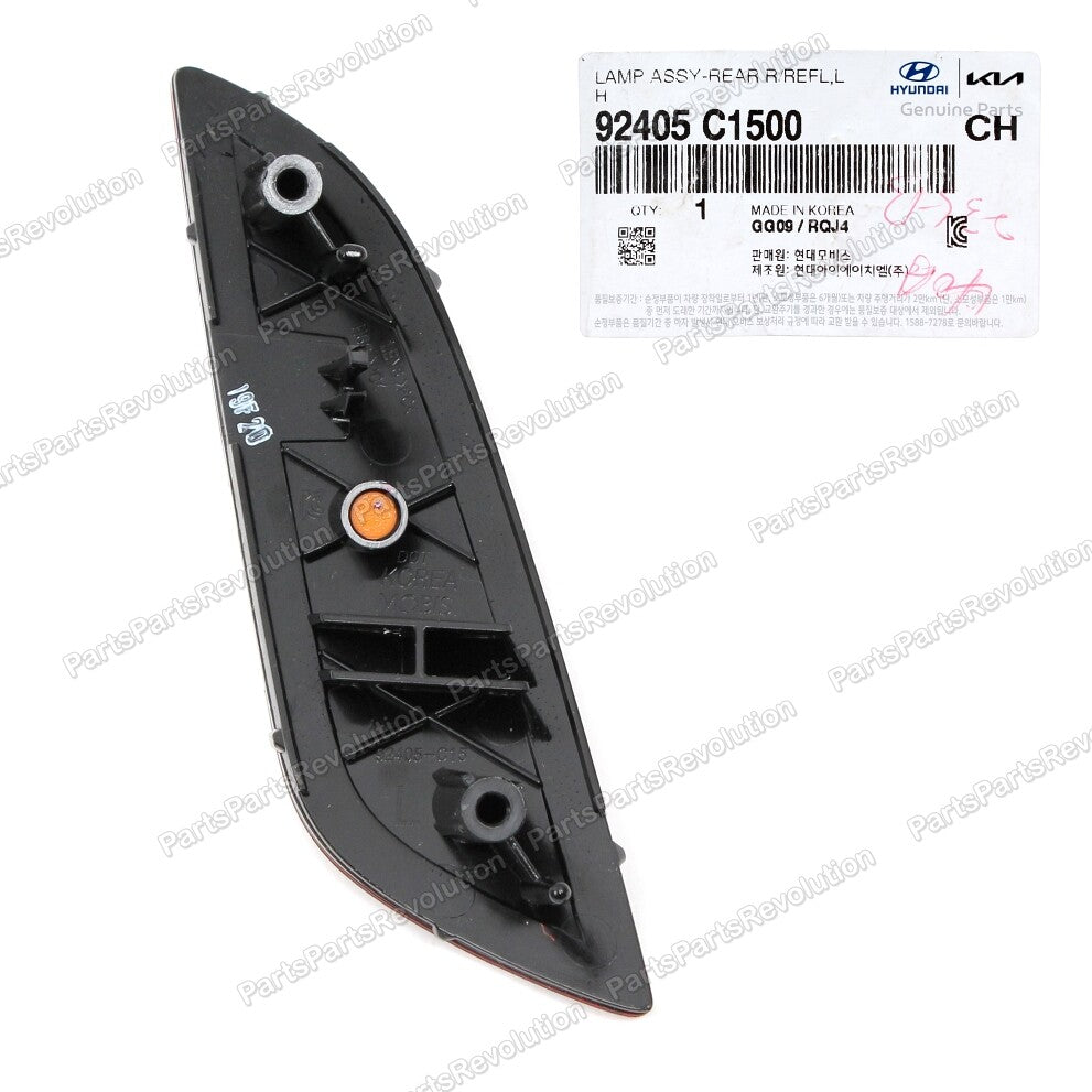 Bumper Reflector Rear Left 92405C1500 for Hyundai Sonata 2018-2019