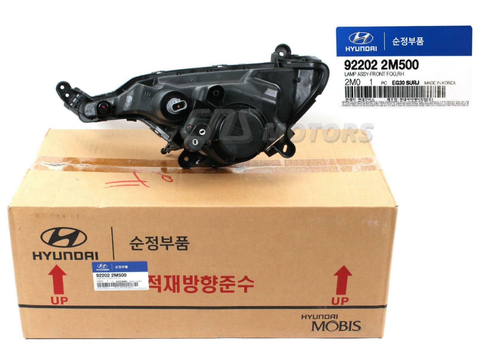 GENUINE Fog Lamp Light LEFT & RIGHT for 13-16 Hyundai Genesis Coupe 922012M500