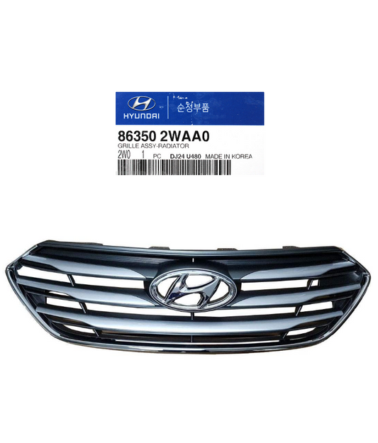 GENUINE 863502WAA0 Radiator Grille W/O Camera for Hyundai Santa Fe Sport 17-18