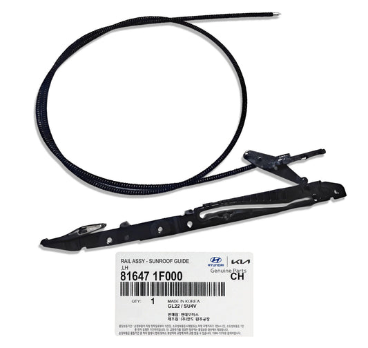 GENUINE 816471F000 Left Side Sunroof Guide Rail for Hyundai & KIA