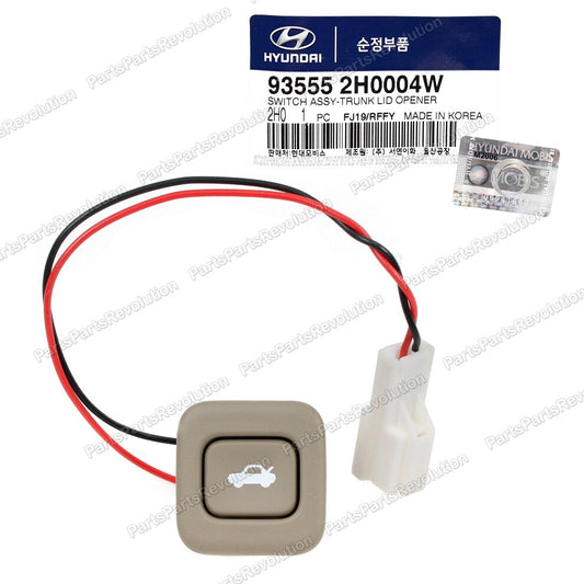GENUINE Trunk Lid Opener Switch 935552H0004W for Hyundai 2007-2010 Elantra