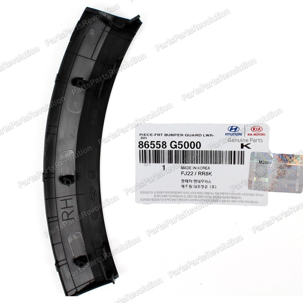 GENUINE Bumper Side Molding Front Right 86558G5000 for Kia Niro 17-20